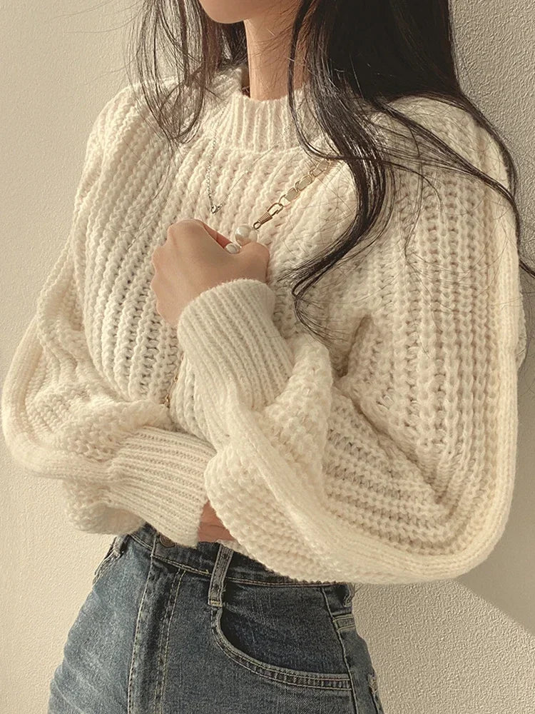 Pull court en maille | Parfait pour un style cosy et tendance