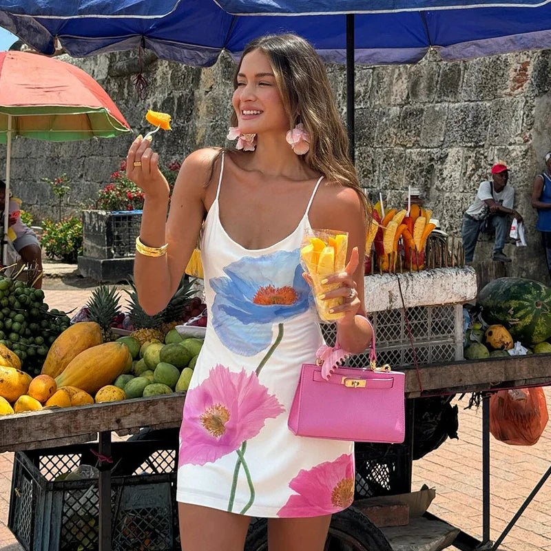 Robe fleurie courte | Pour une journée ensoleillée
