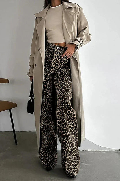 Pantalon évasé à imprimé animal | Tendance et audacieux