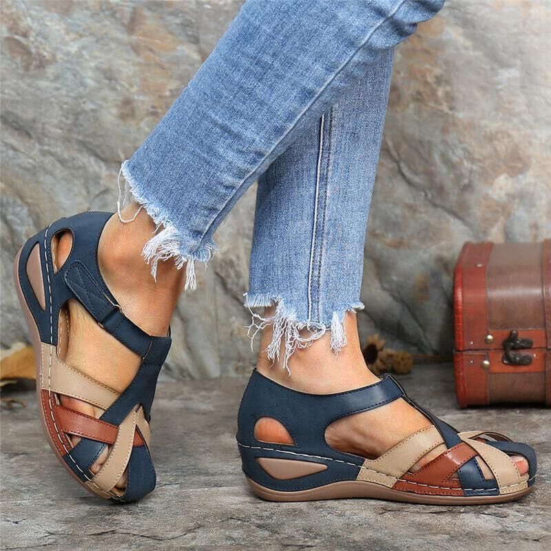 Sandales vintage orthopédiques | Confort et style au quotidien