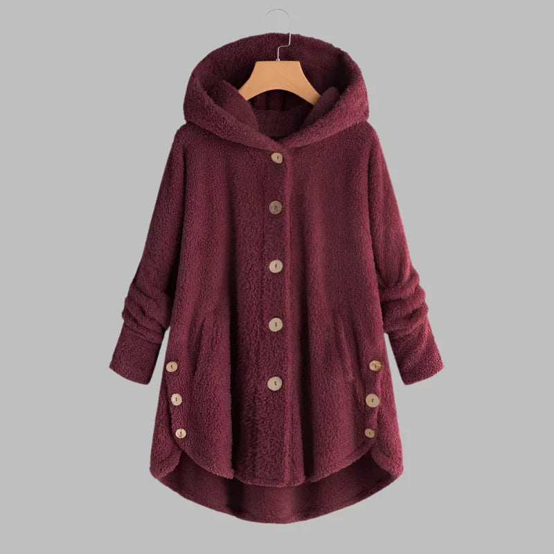 Manteau polaire à capuche | Confort douillet au quotidien
