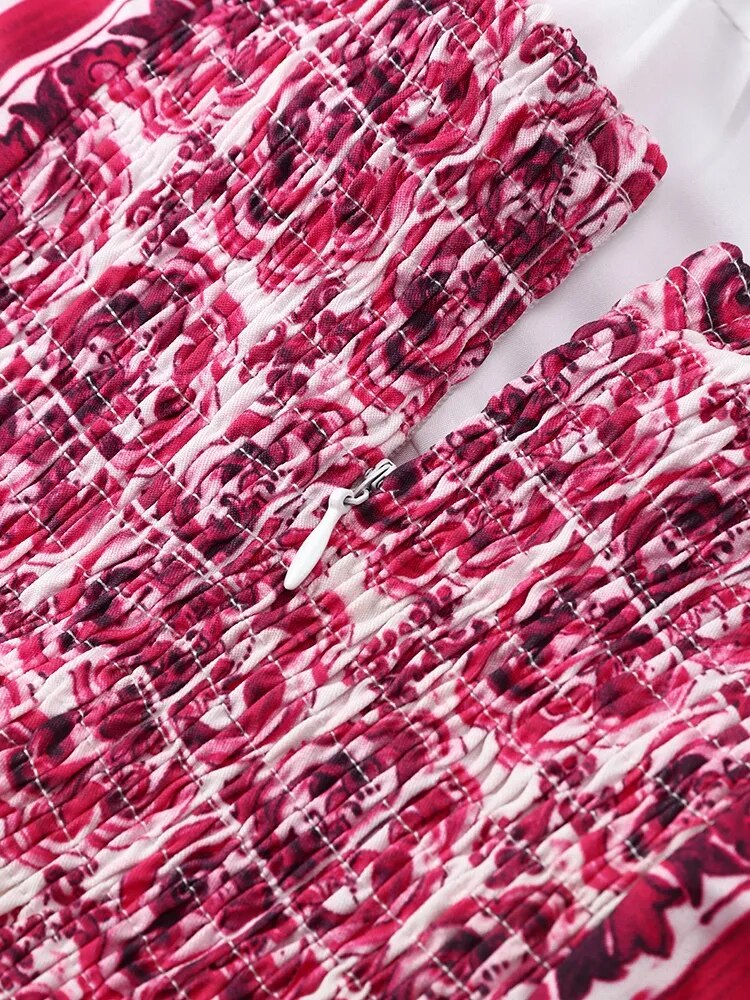 Robe longue imprimée | Parfaite pour les vacances en bord de mer