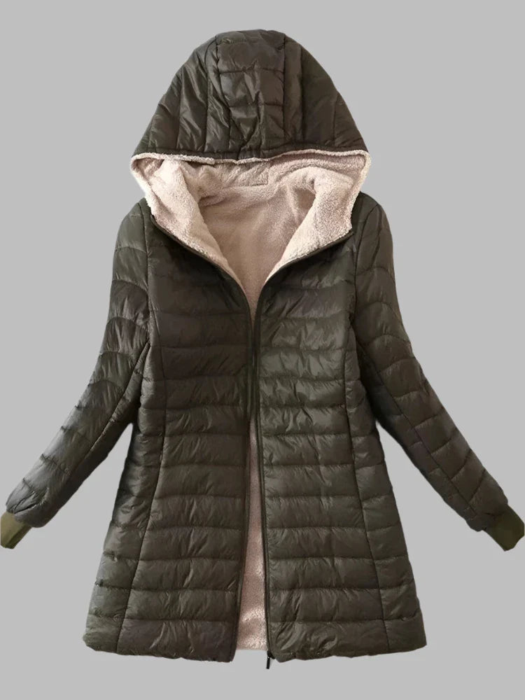 Doudoune longue femme | Doublure chaude intégrale