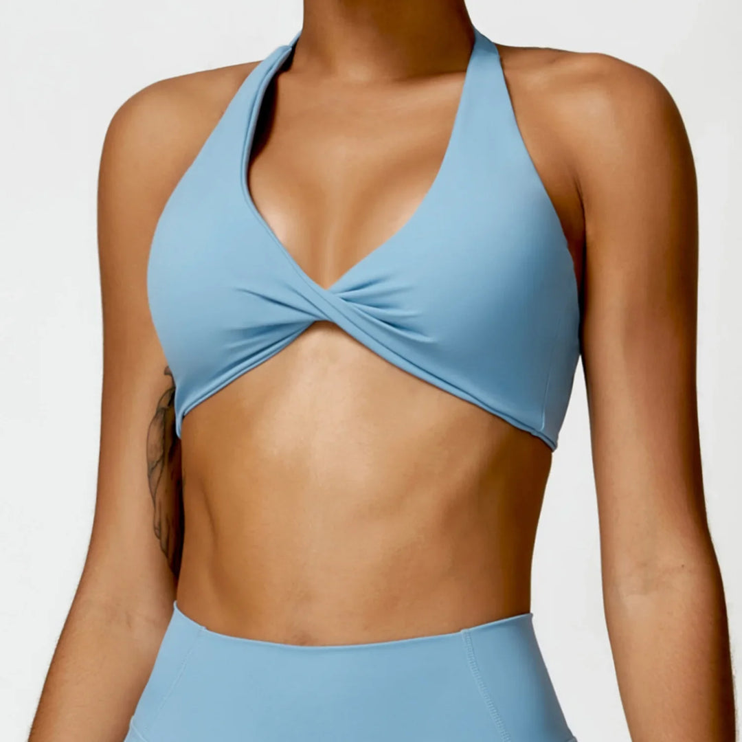 Brassière sport dos-nu | Style épuré pour l'entraînement actif