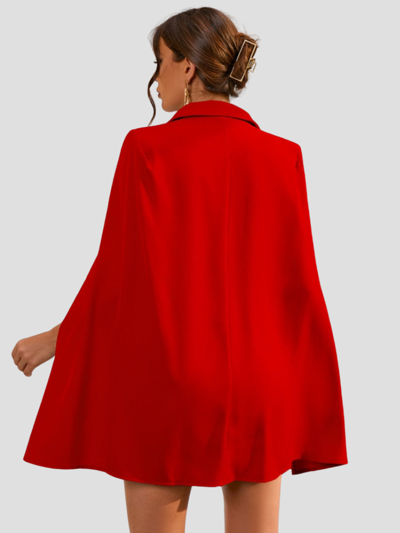 Robe Blazer Cape Élégante | Style sophistiqué et moderne