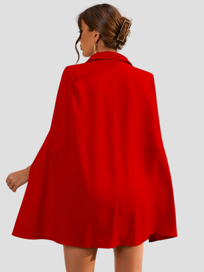 Robe Blazer Cape Élégante | Style sophistiqué et moderne