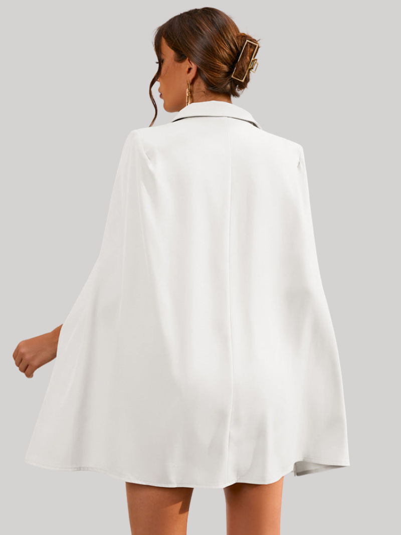 Robe Blazer Cape Élégante | Style sophistiqué et moderne