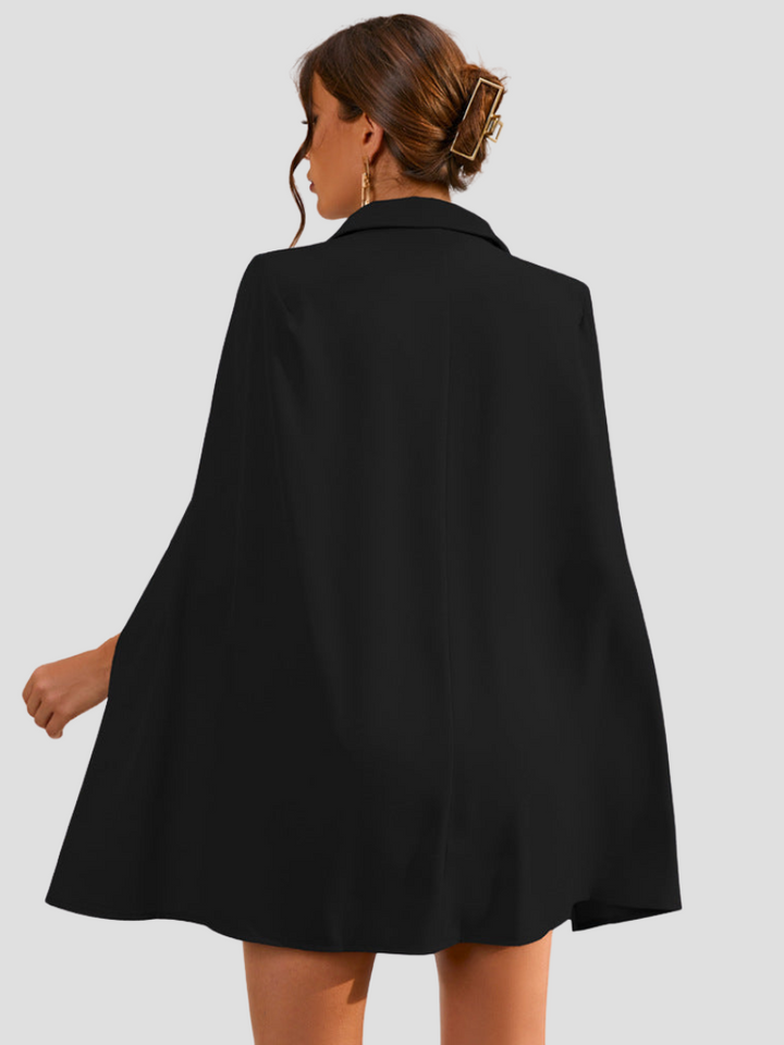 Robe Blazer Cape Élégante | Style sophistiqué et moderne