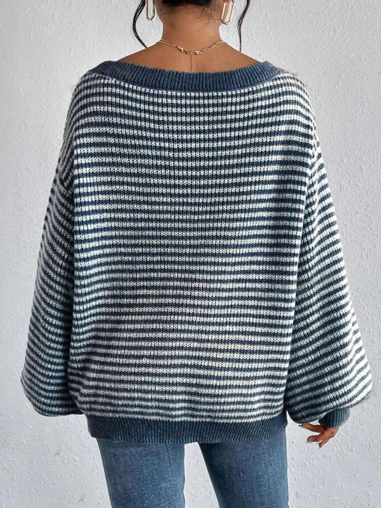 Pull à motif rayé | Confort décontracté au quotidien
