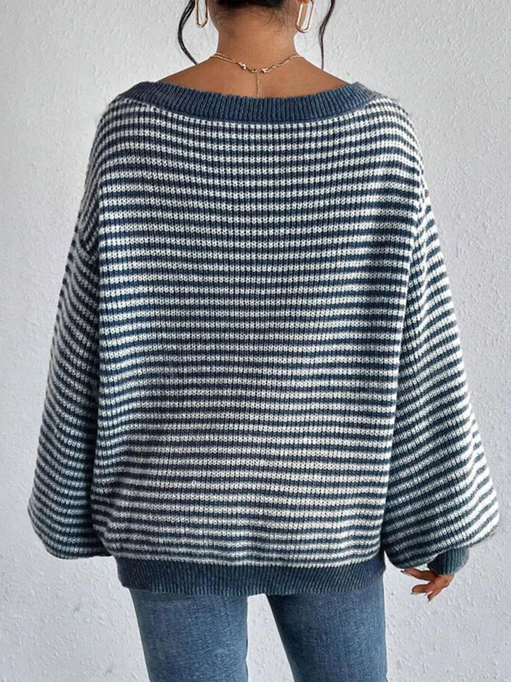 Pull à motif rayé | Confort décontracté au quotidien