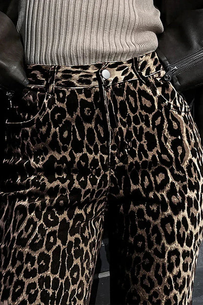 Pantalon évasé à imprimé animal | Tendance et audacieux