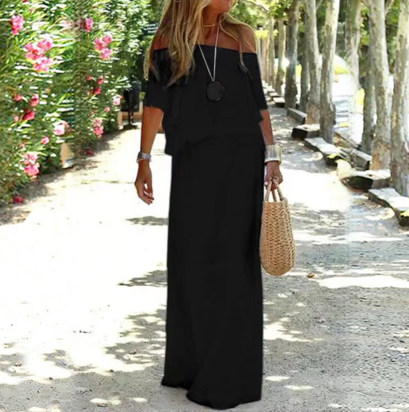 Robe longue d'été | Élégance bord de mer