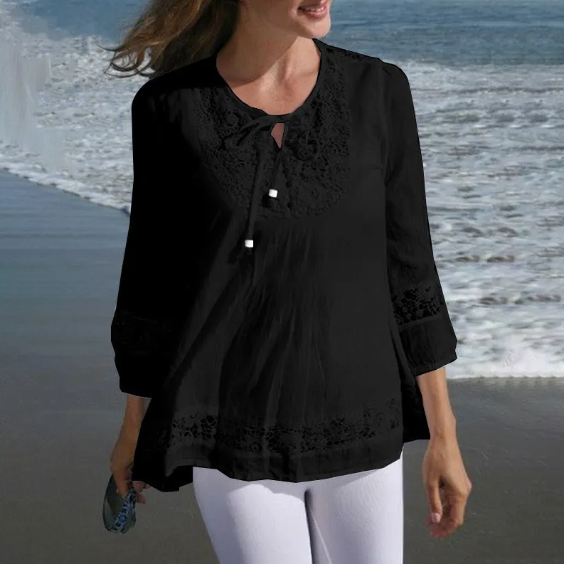 Tunic longue manches | Élégance décontractée