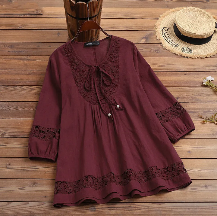 Tunic longue manches | Élégance décontractée