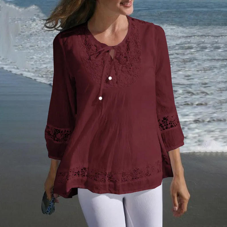 Tunic longue manches | Élégance décontractée
