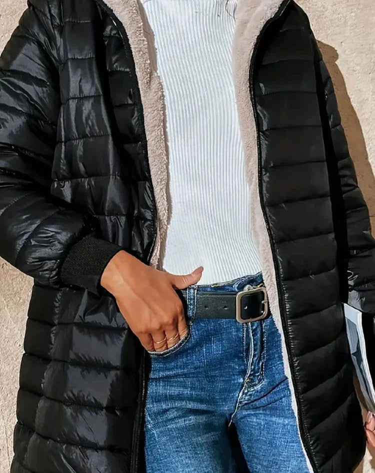 Doudoune longue femme | Doublure chaude intégrale