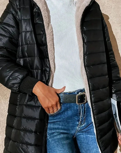 Doudoune longue femme | Doublure chaude intégrale