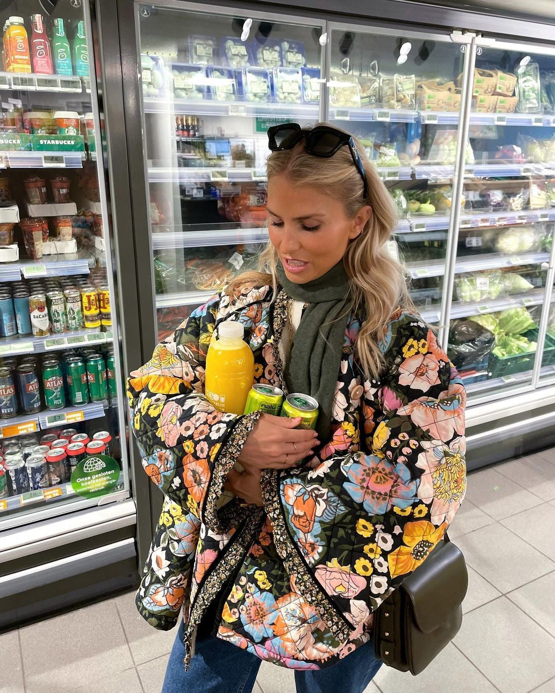 Veste réversible bohème | Originalité florale
