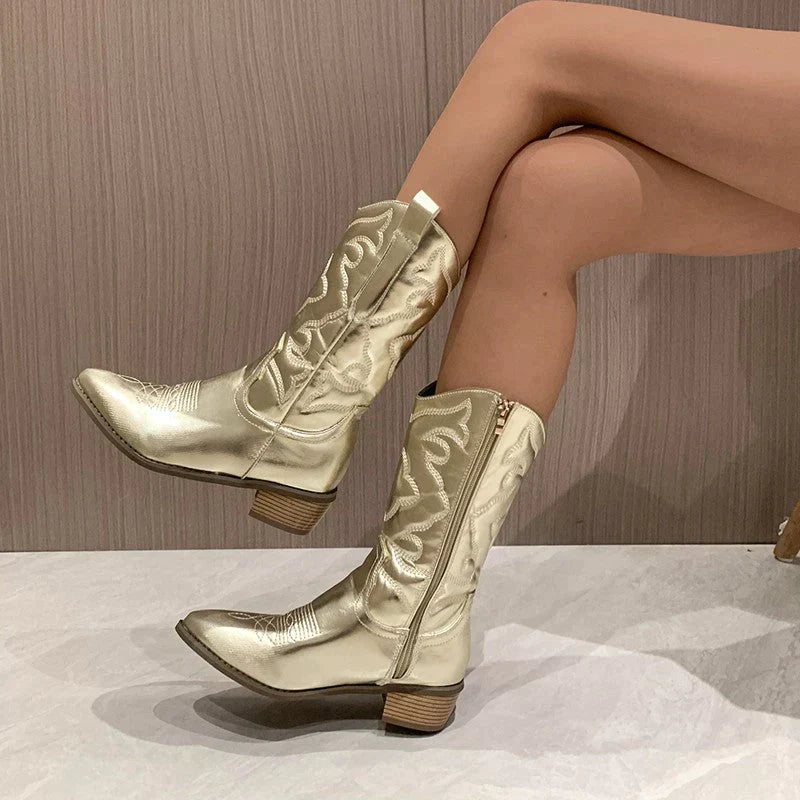 Bottes western brillantes | Accent tendance