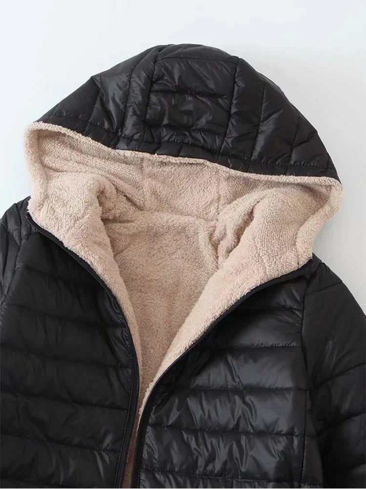 Doudoune longue femme | Doublure chaude intégrale