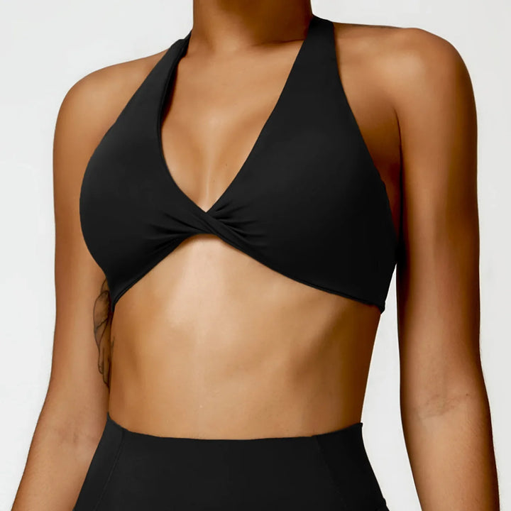 Brassière sport dos-nu | Style épuré pour l'entraînement actif