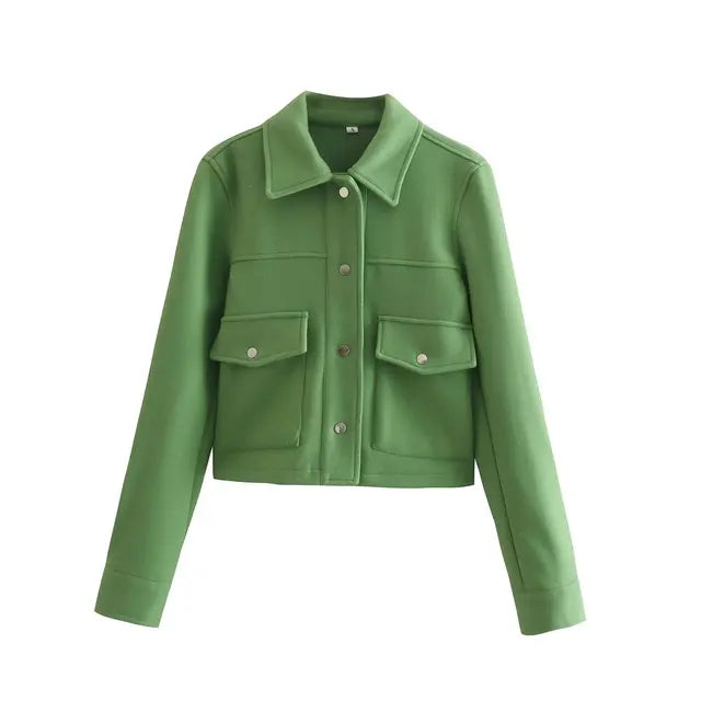 Veste courte structurée | Élégance minimaliste au quotidien