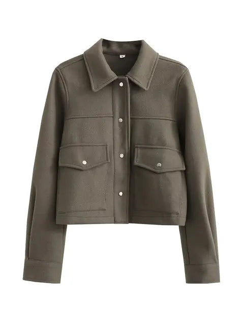 Veste courte structurée | Élégance minimaliste au quotidien