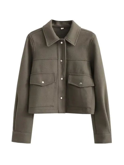 Veste courte structurée | Élégance minimaliste au quotidien