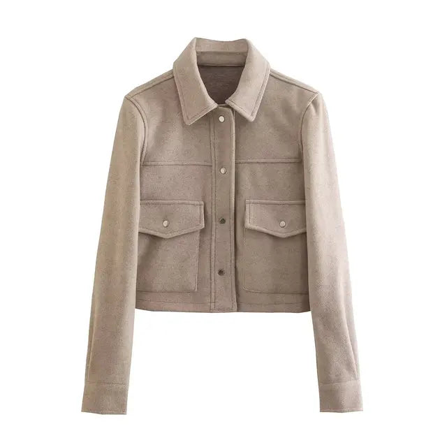 Veste courte structurée | Élégance minimaliste au quotidien