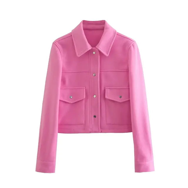 Veste courte structurée | Élégance minimaliste au quotidien