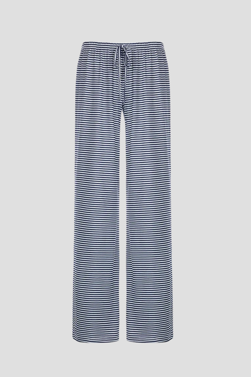 Pantalon Large Rayé | Confort au Quotidien