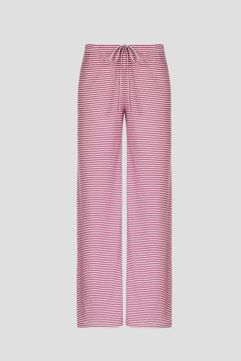 Pantalon Large Rayé | Confort au Quotidien