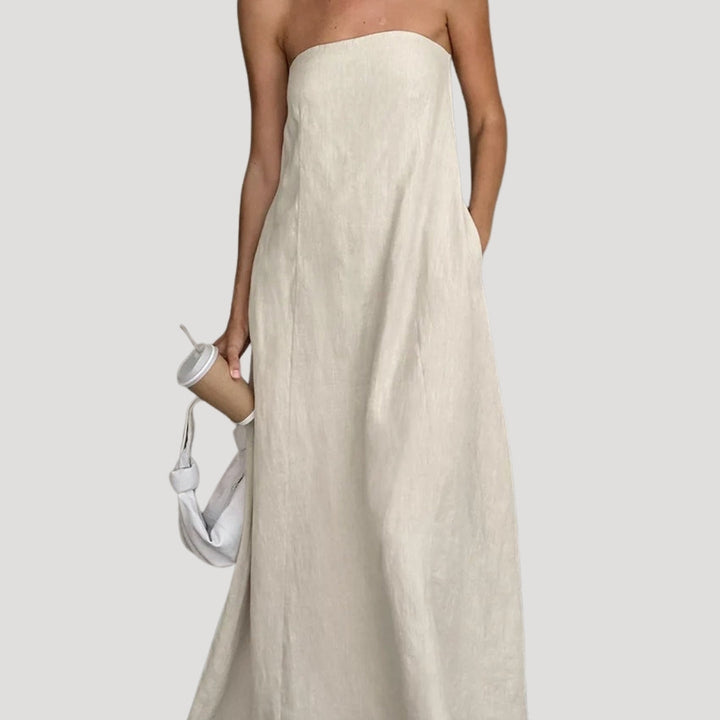 Robe longue bustier | Style estival épuré