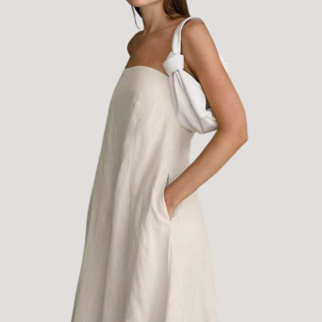 Robe longue bustier | Style estival épuré