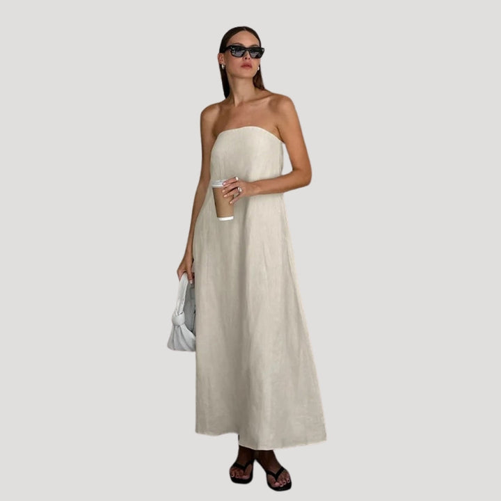 Robe longue bustier | Style estival épuré