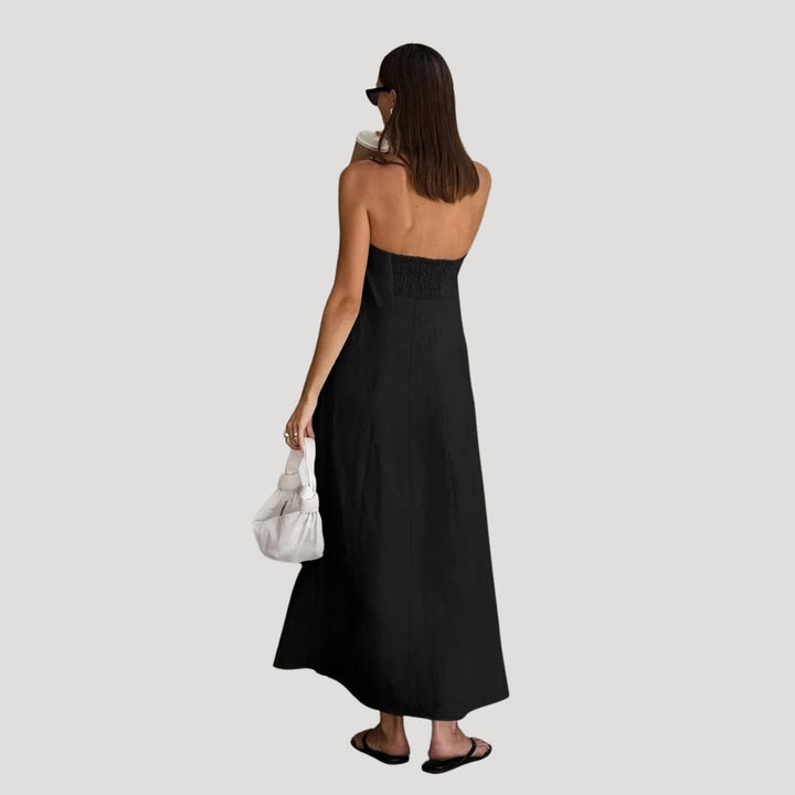 Robe longue bustier | Style estival épuré