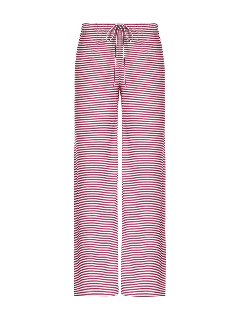Pantalon Large Rayé | Confort au Quotidien