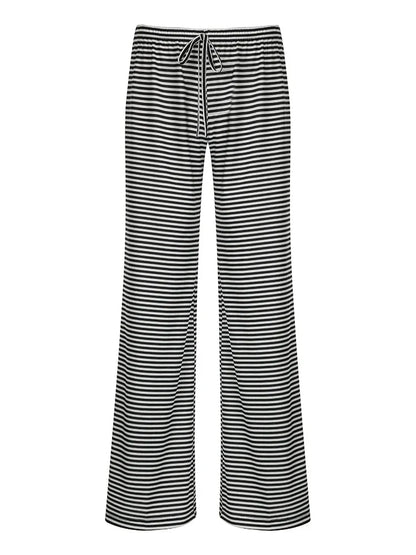 Pantalon Large Rayé | Confort au Quotidien