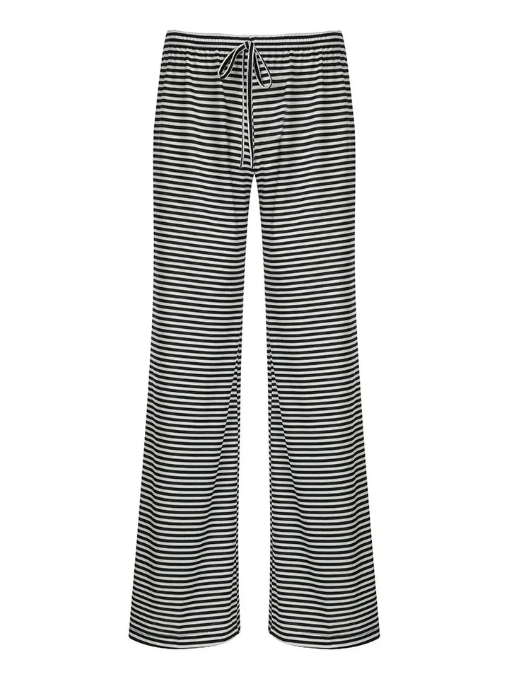Pantalon Large Rayé | Confort au Quotidien