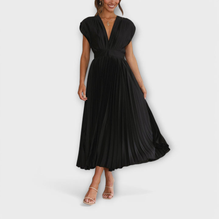 Robe plissée élégante | Chic raffiné pour toutes les occasions