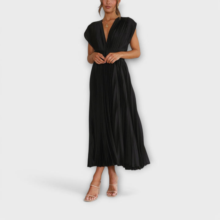 Robe plissée élégante | Chic raffiné pour toutes les occasions