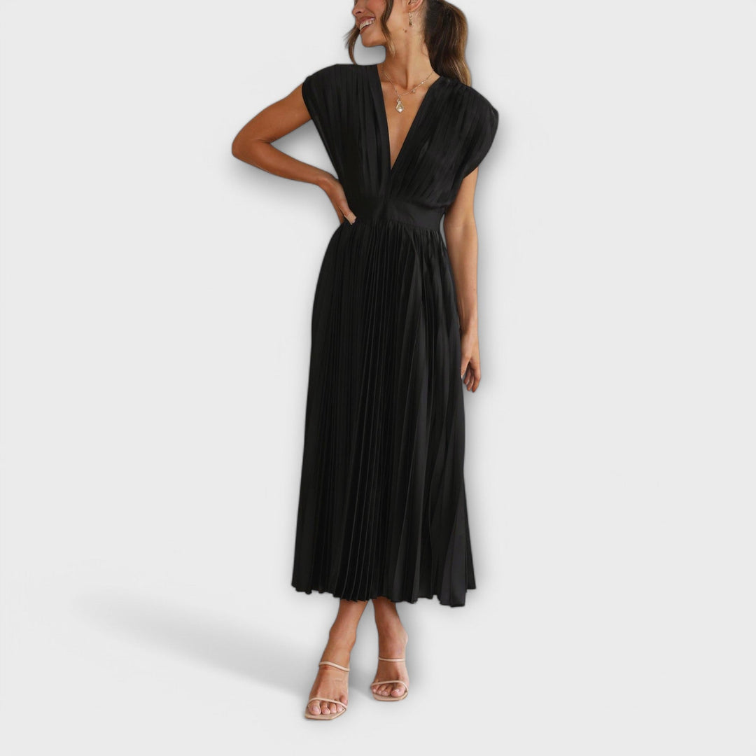 Robe plissée élégante | Chic raffiné pour toutes les occasions