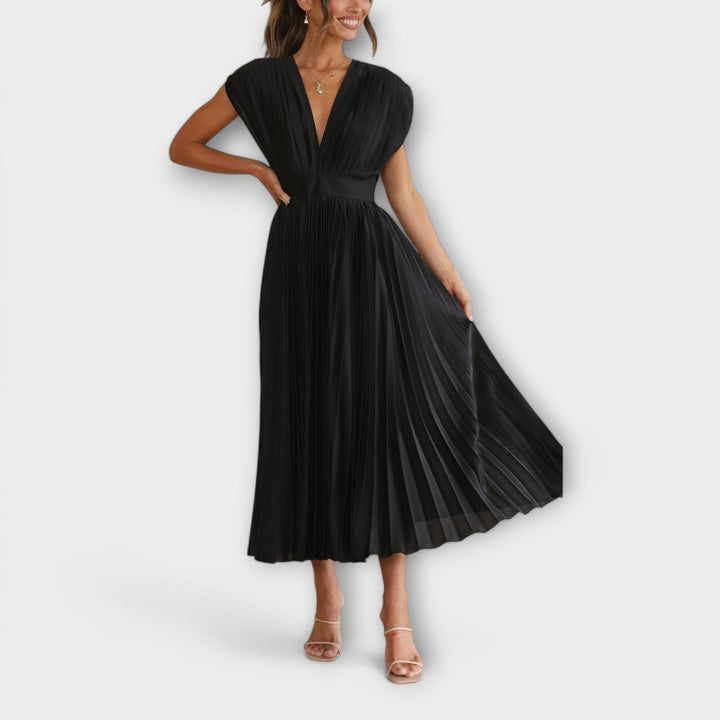 Robe plissée élégante | Chic raffiné pour toutes les occasions