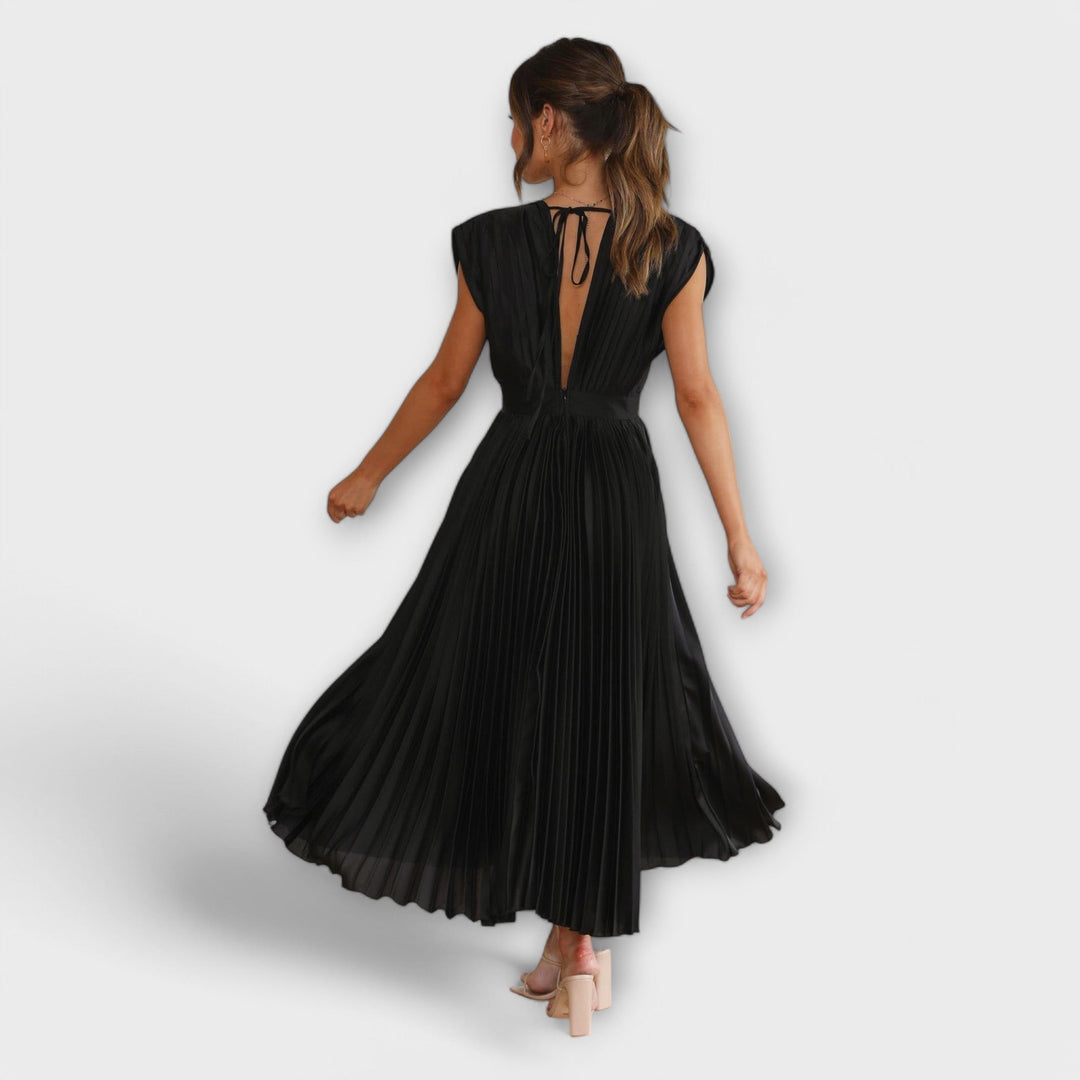 Robe plissée élégante | Chic raffiné pour toutes les occasions