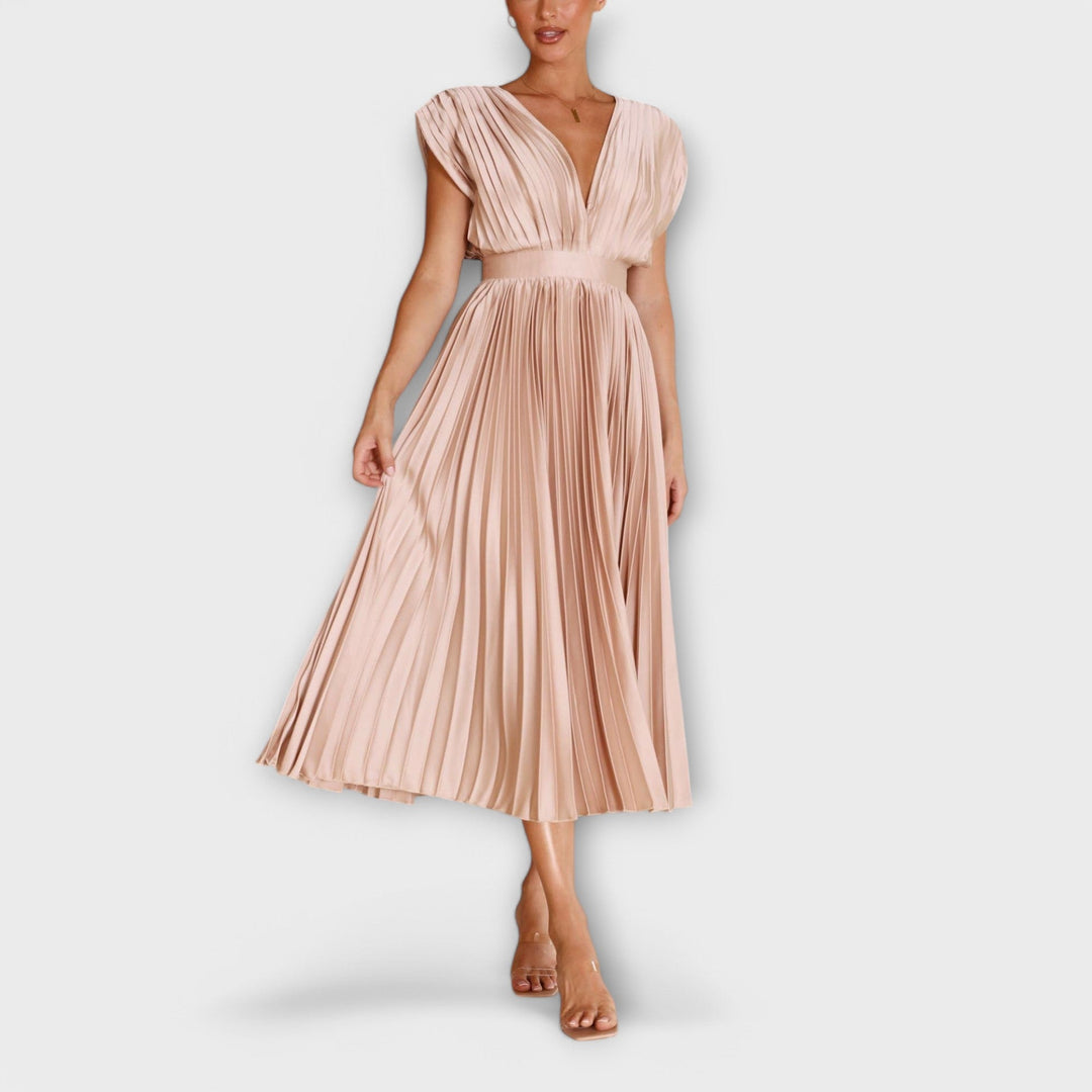 Robe plissée élégante | Chic raffiné pour toutes les occasions