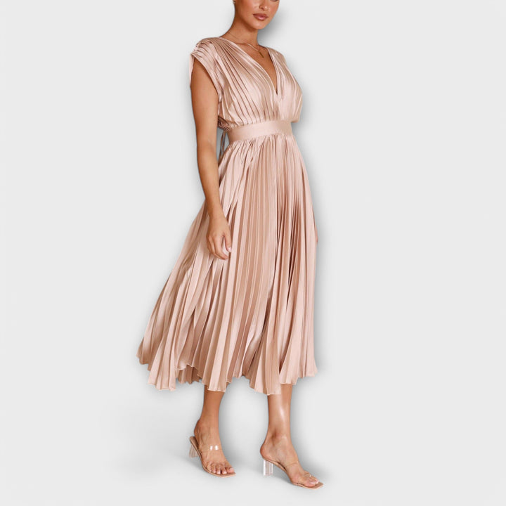Robe plissée élégante | Chic raffiné pour toutes les occasions