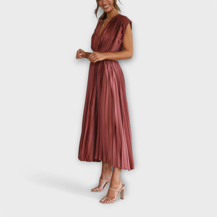 Robe plissée élégante | Chic raffiné pour toutes les occasions