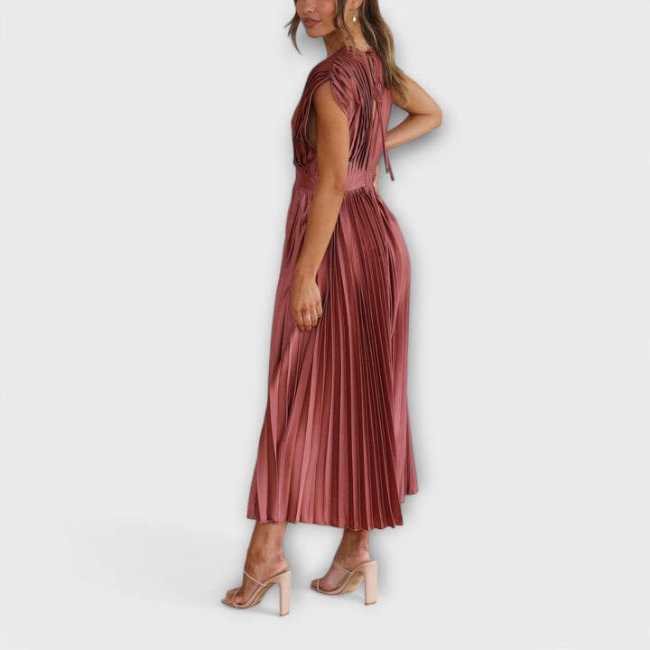Robe plissée élégante | Chic raffiné pour toutes les occasions