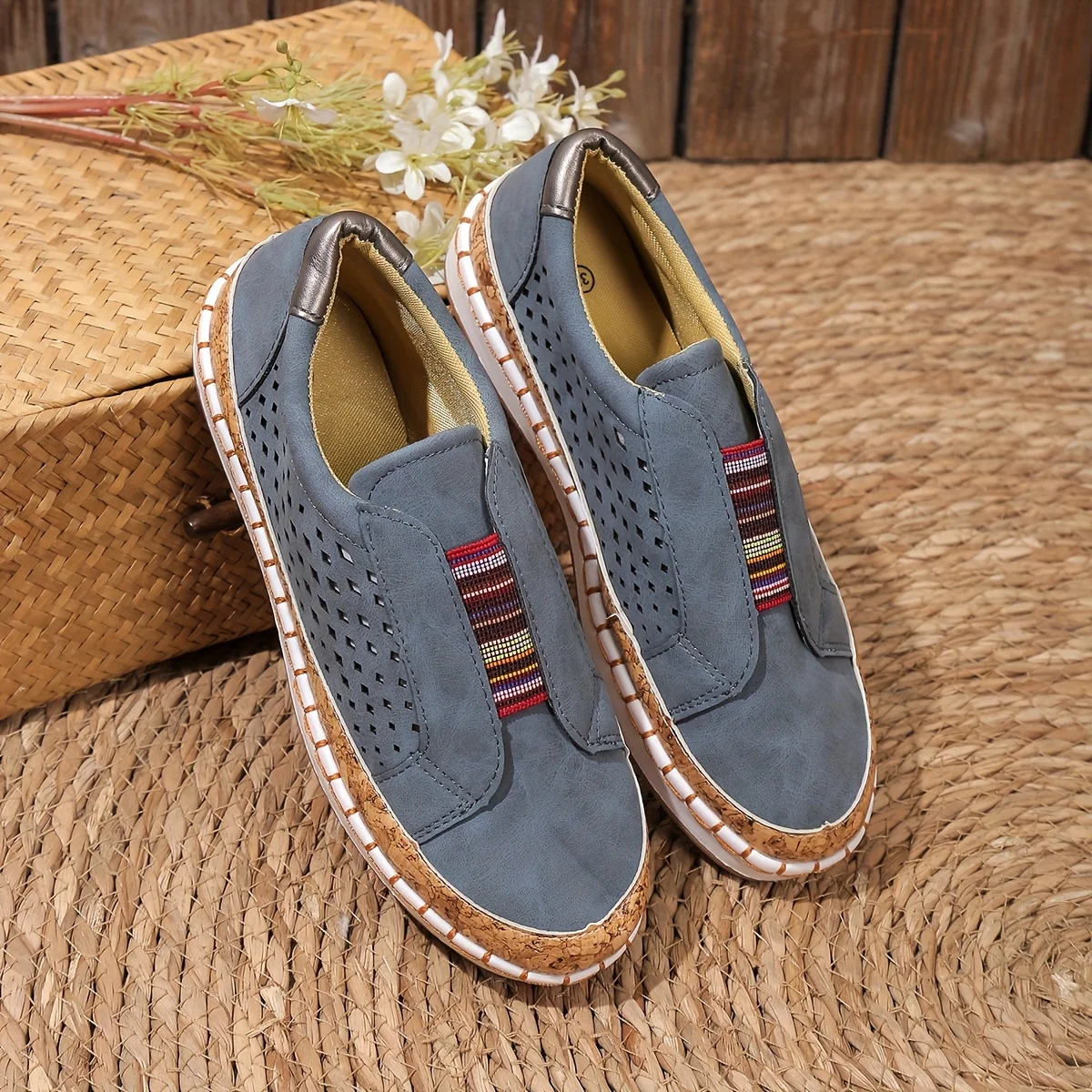 Chaussures à enfiler confort | Marche quotidienne légère