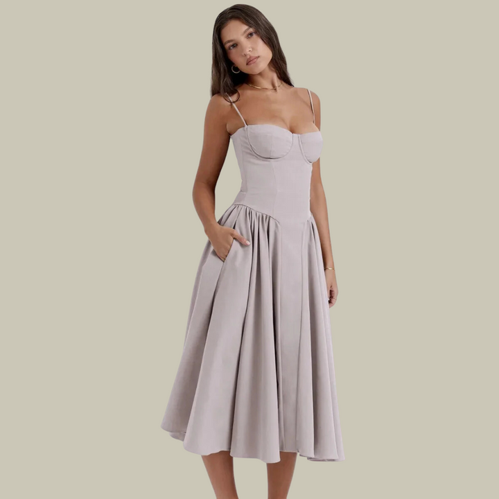 Robe corset sans manches | Élégance féminine et allure chic parfaite pour soirées et occasions spéciales